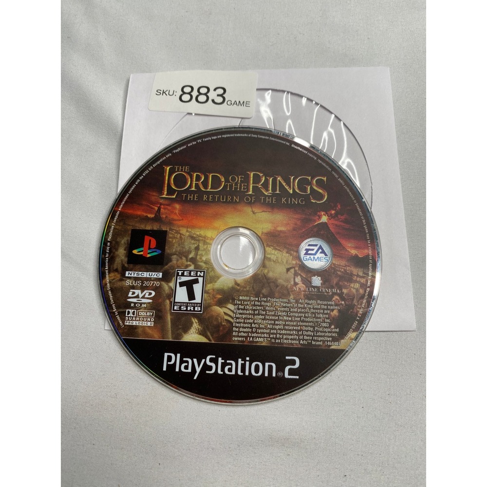 The Lord of the Rings The Return of the King PS2